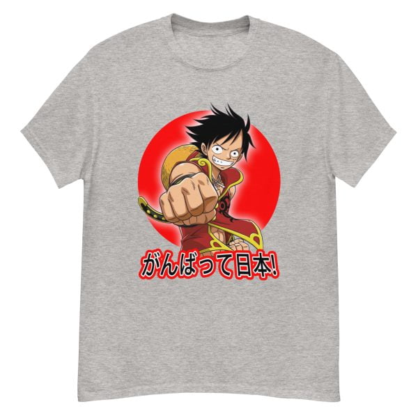 One Piece Luffy Red  Sun T Shirt