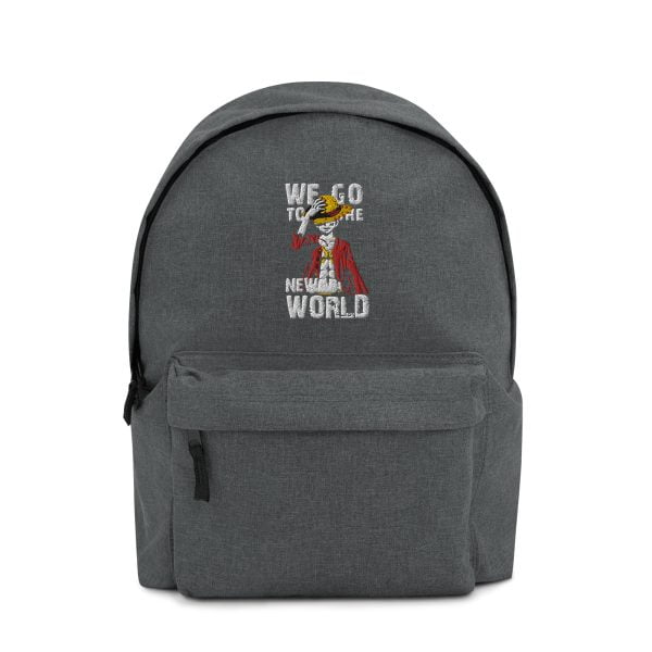 One Piece Luffy Vintage Classic Embroidered Backpack