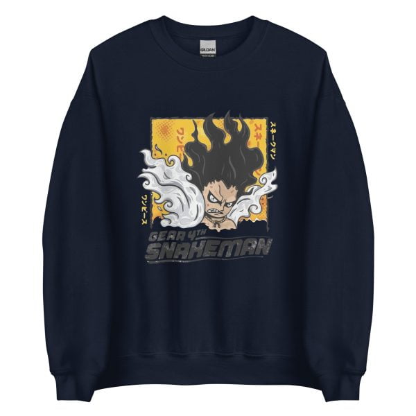 Luffy Gear 4 Snake Man Unisex Sweatshirt