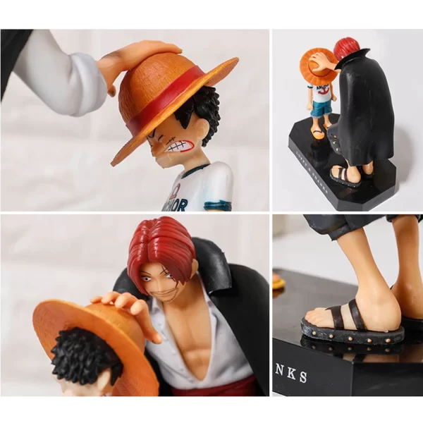 One Piece Monkey D Luffy And Shanks Action Figure