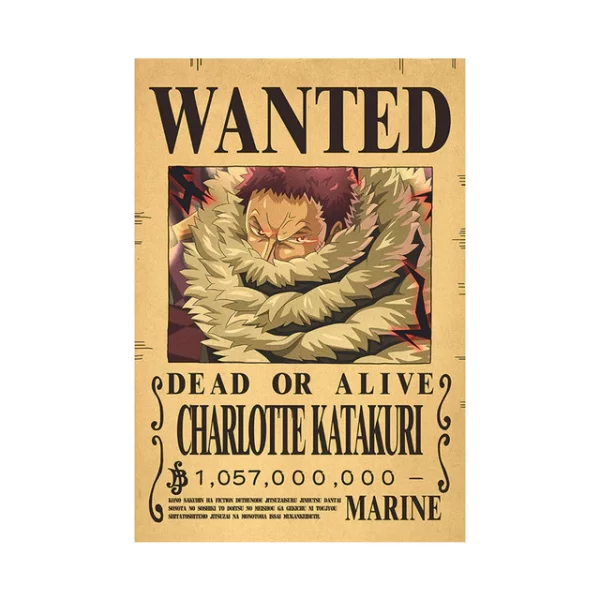 One Piece Charlotie Katakuri Wanted Poster