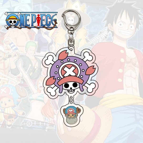 One Piece Keychain Chopper Acrylic Key Chain