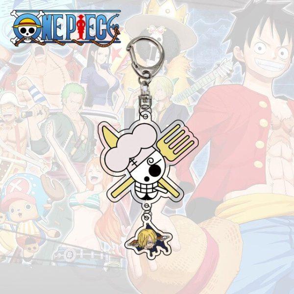 One Piece Keychain Sanji Acrylic Key Chain