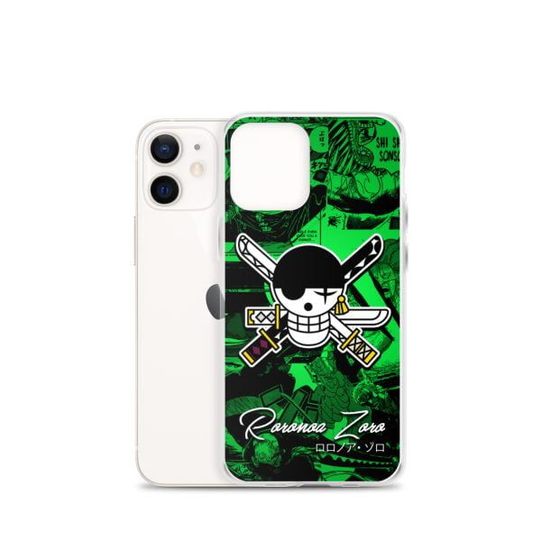 One Piece Zoro Logo Clear Case for Phone