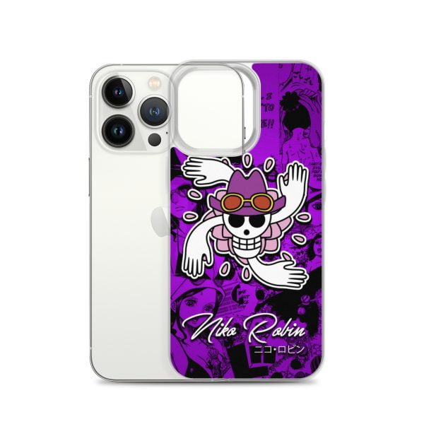 One Piece Nico Robin Logo Clear Case for Phone