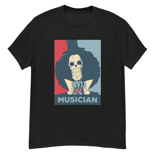 One Piece Brook Musician T Shirt